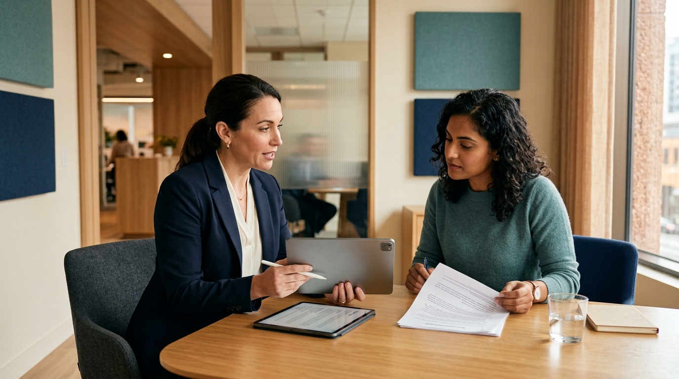 Client asking a law firm about AI privacy, billing, and attorney supervision